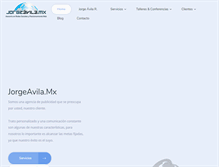 Tablet Screenshot of jorgeavila.mx